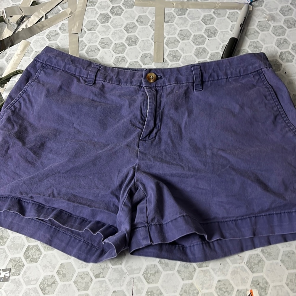 Faded Glory Sz 12 Purple Denim Jean Shorts